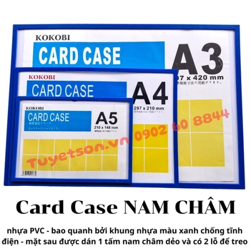 display Card Case A5 Frame 210x148mm NAM CHÂM - bìa nhựa cứng đựng tài liệu A5 nam châm có khung 2