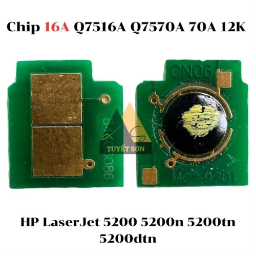 display Chip 16A Q7516A Q7570A 70A 12K HP LaserJet 5200 5200n 5200tn 5200dtn 1