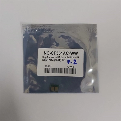 display Chip CF351A CE311A XANH - HP 126A 130A M175 M176 M177 M275 CP1025 Canon 329 7018C 7010C 3