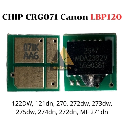 display CHIP CRG071 Canon LBP120, 122DW, 121dn, 270, 272dw, 273dw, 275dw, 274dn, 272dn, MF 271dn 1