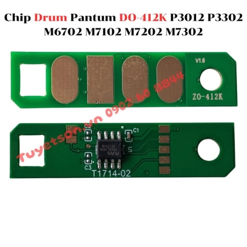 display Chip Drum Pantum DO-412K P3012 P3302 M6702 M7102 M7202 M7302 1