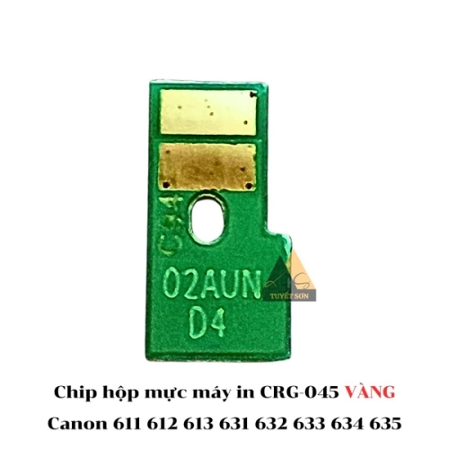 display Chip hộp mực máy in CRG-045 VÀNG Canon LBP 611 612 613 631 632 633 634 635 1