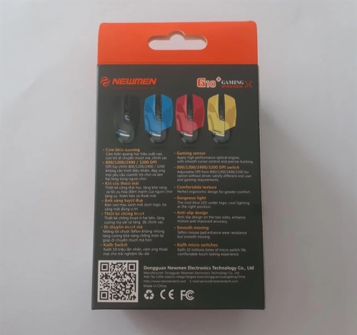display Chuột có dây Newmen G10+ Gaming 3