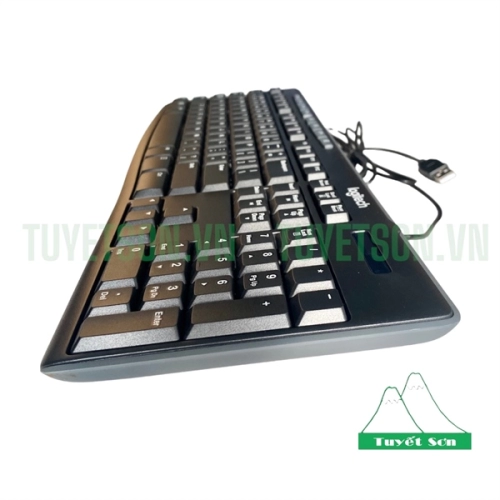 display Combo phím chuột có dây Logitech MK200 4