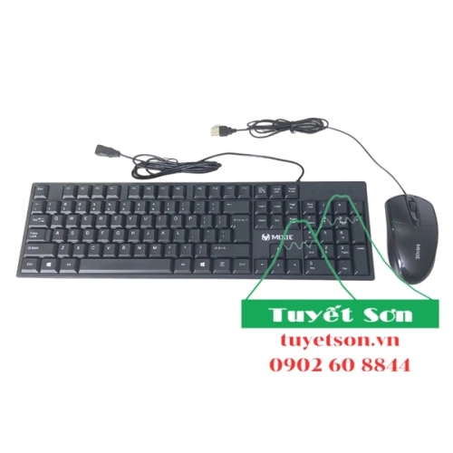 display Combo phím chuột có dây Mixie X70S 2