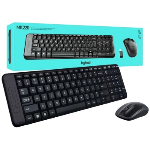 display Combo phím chuột không dây Logitech MK220 1