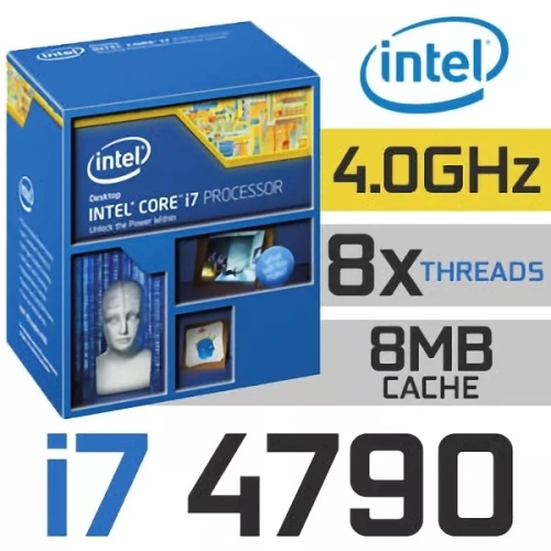 display CPU intel core I7 4790 (3.6GHz up to 4.0Ghz,4 Core, 8 Threads, 8Mb) 4