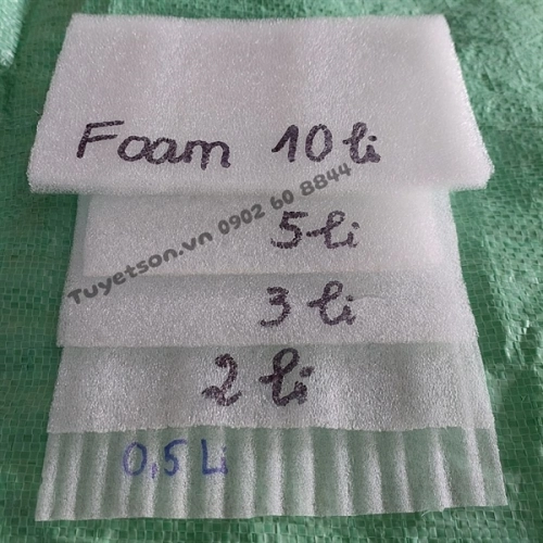 display Cuộn xốp PE Foam gói hàng 5mmx105cmx50m - mút xốp trắng chống sốc 2