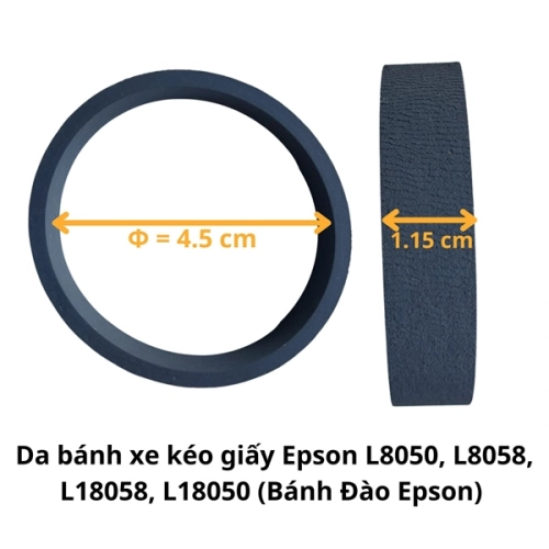 display Da bánh xe kéo giấy Epson L8050, L8058, L18058, L18050 (Bánh Đào Epson) 2