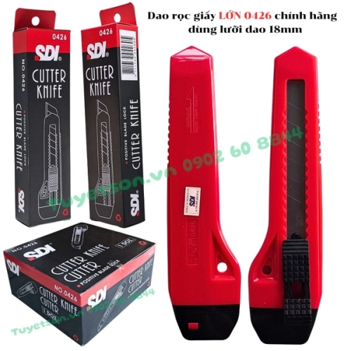 display Dao rọc giấy LỚN 0426 chính hãng - dùng lưỡi dao 18mm 1