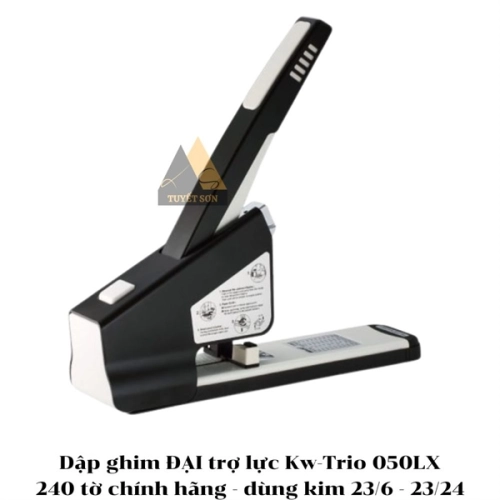 display Dập ghim ĐẠI trợ lực Kw-Trio 050LX 240 tờ chính hãng - Máy bấm kim trợ lực 1