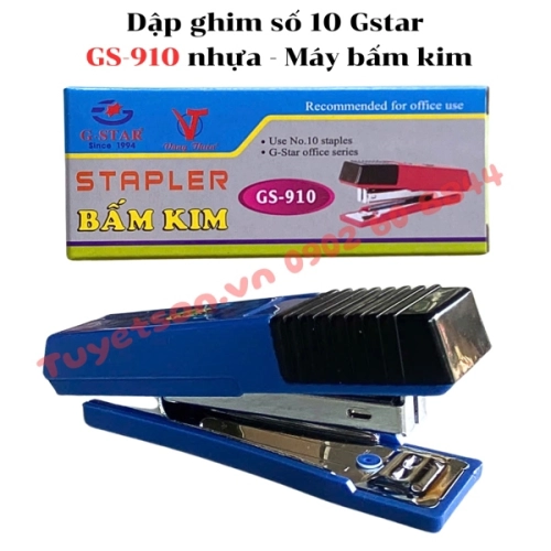 display Dập ghim số 10 Gstar GS-910 nhựa - Máy bấm kim 1