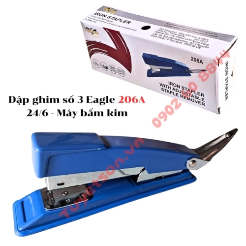 display Dập ghim số 3 Eagle 206A 24/6 - Máy bấm kim 1