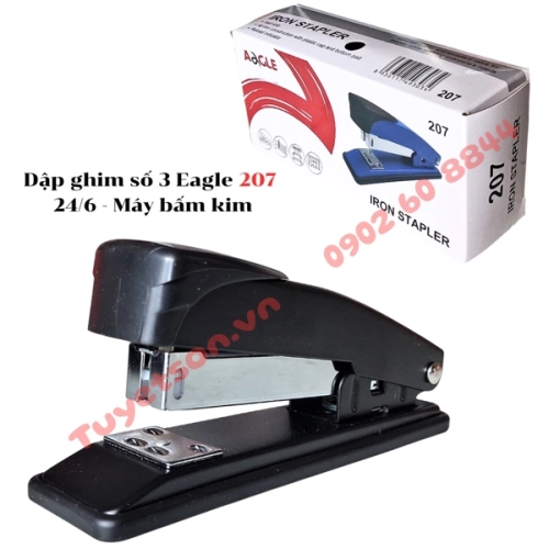display Dập ghim số 3 Eagle 207 24/6 - Máy bấm kim 1