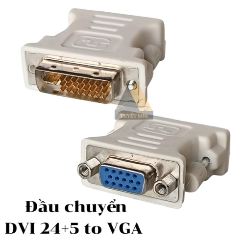 display Đầu chuyển DVI 24+5 to VGA 1