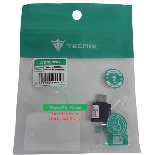 display Đầu chuyển Micro USB to USB Tecnix ADT-106 2