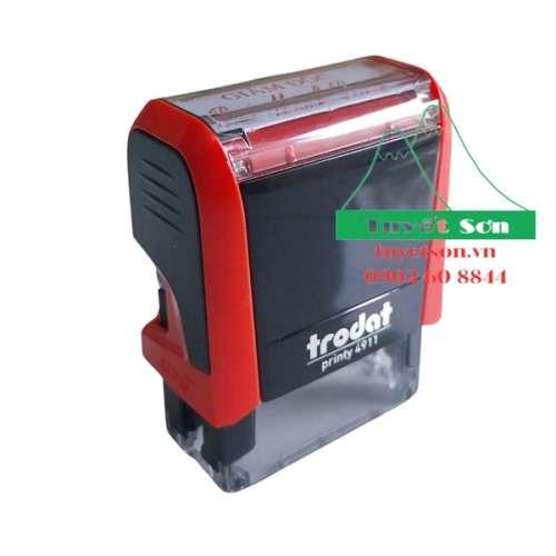 display Hộp dấu lật tự động Trodat 4911 38x14mm dấu lật đã bao gồm nội dung khách yêu cầu 3