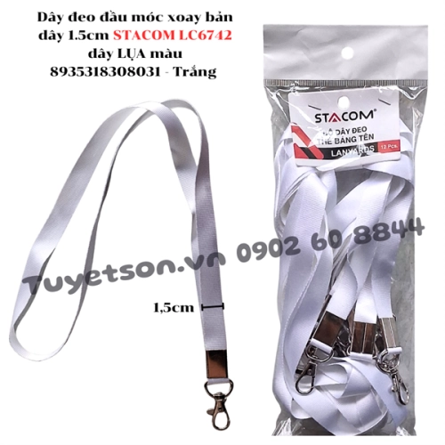 display Dây đeo đầu móc xoay bản dây 1.5cm STACOM LC6742 - dây LỤA màu 8935318308031 2
