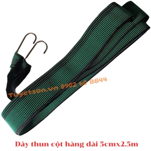 display Dây thun cột hàng dài 5cmx2.5m (dây ràng) 1