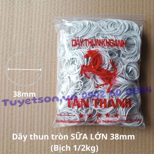 Dây thun tròn SỮA LỚN 38mm