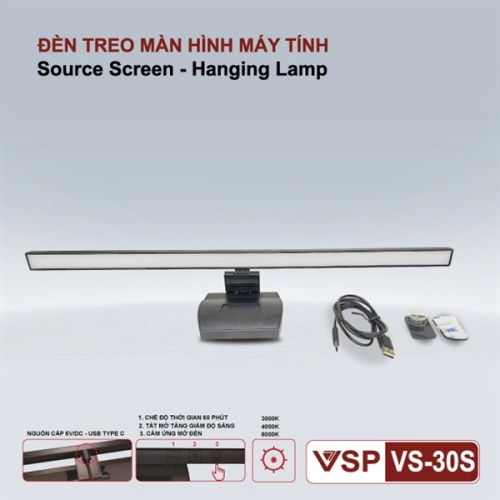 display Đèn treo màn hình máy tính VS-30S 2