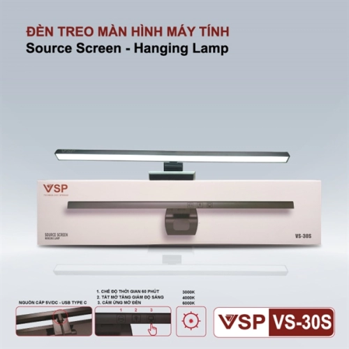 display Đèn treo màn hình máy tính VS-30S 3