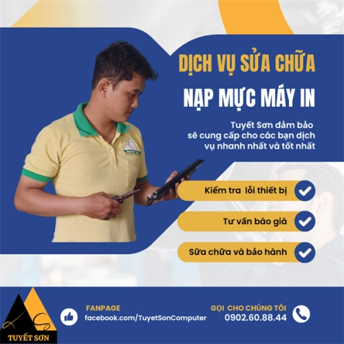 display Dịch Vụ nạp mực máy in 1