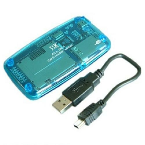 display Đọc thẻ nhớ SSK SCRM022 (SD/MMC/MS/XD) 1