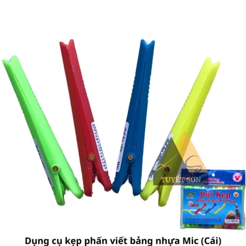 Dụng cụ kẹp phấn viết bảng nhựa Mic