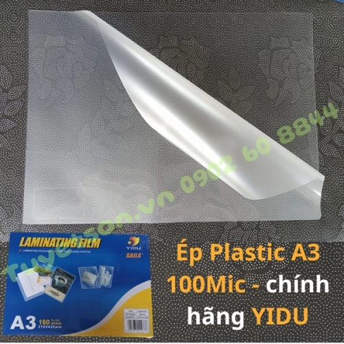 display Ép Plastic A3 100Mic - chính hãng YIDU 1