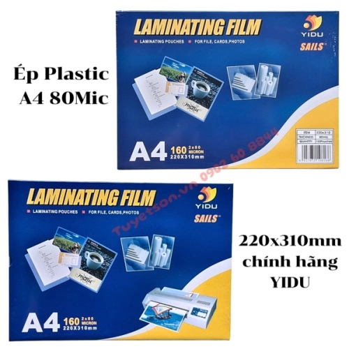 display Ép Plastic A4 80Mic 220x310mm - chính hãng YIDU 1