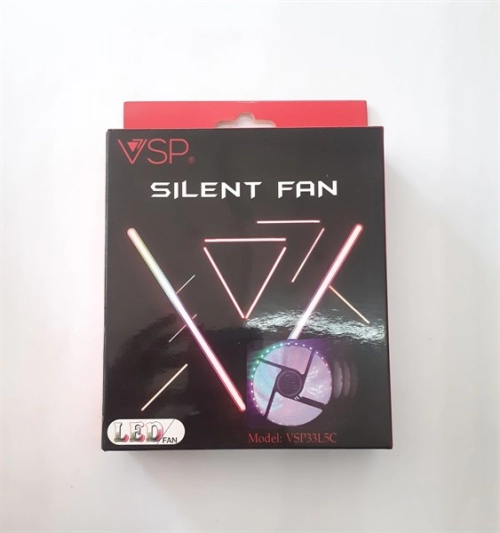 display Fan Case thùng máy vi tính VSP 12cm - 33 Bóng LED VSP33L5C 2