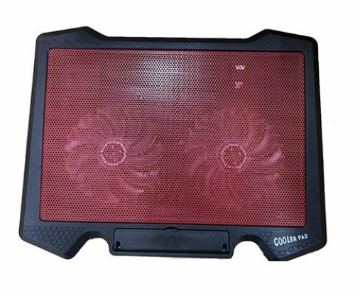 display Fan tản nhiệt Cooler Pad S200 đỏ (2 fan) 1