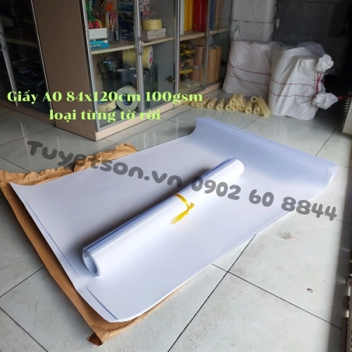 display Giấy A0 84x120cm 100gsm - loại cắt từng tờ rời 1