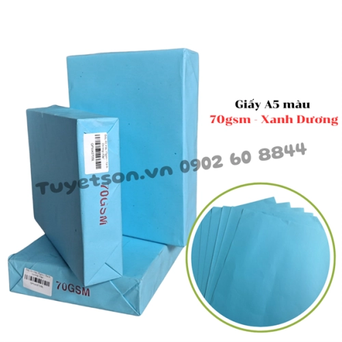 display Giấy A5 màu 70gsm 2