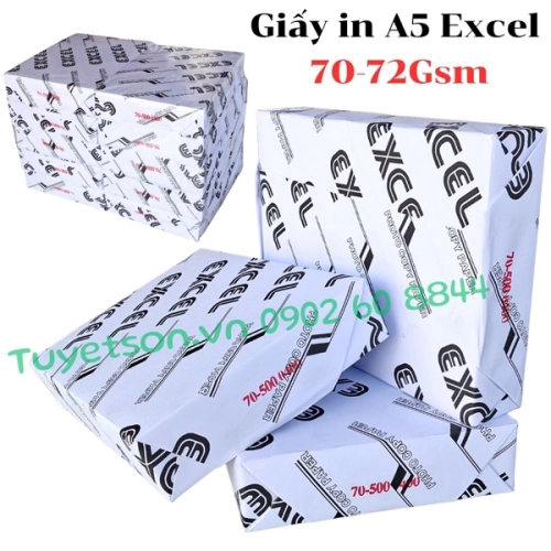 display Giấy in A5 Excel 70-72Gsm 1