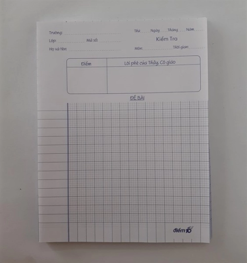 display Giấy kiểm tra TP-GKT07 (20đôi+6) 2