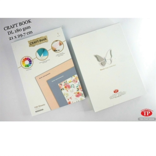 display Giấy thủ công Craftbook 5 màu 180Gsm 1