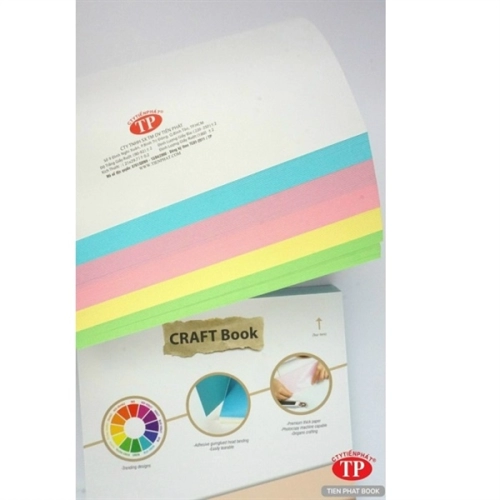 display Giấy thủ công Craftbook 5 màu 180Gsm 3