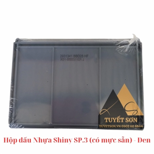 display Hộp tampon pad Shiny SP-3 110x70mm có mực sẵn - hộp dấu nhựa 2