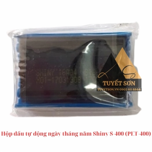 display Hộp dấu lật tự động ngày tháng năm Shiny S-400 PET-400 3