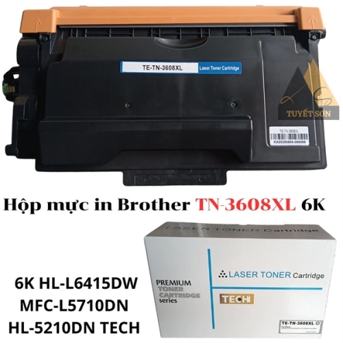 display Hộp mực in Brother TN-3608XL 6K HL-L6415DW MFC-L5710DN HL-5210DN TECH - Toner cartridge Brother 1