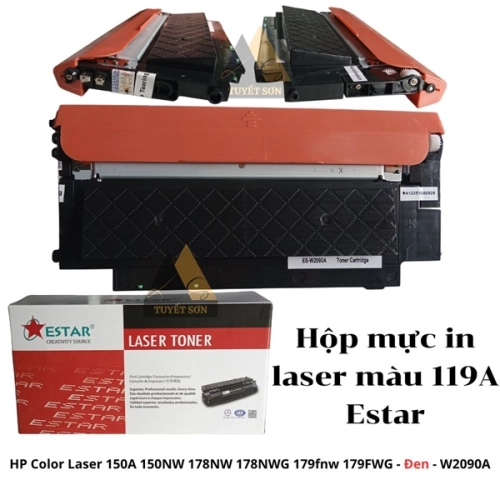 display Hộp mực in laser màu 119A Estar - HP Color Laser 150A 150NW 178NW 178NWG 179fnw 179FWG 1