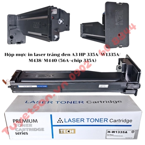 display Hộp mực in laser trắng đen A3 HP 335A/ W1335A/ M438/ M440 (56A+chip 335A) 1