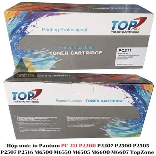 display Hộp mực in Pantum PC-211 P2200 M6500 TopZone - Toner cartridge Pantum TL-412K PD-219 1