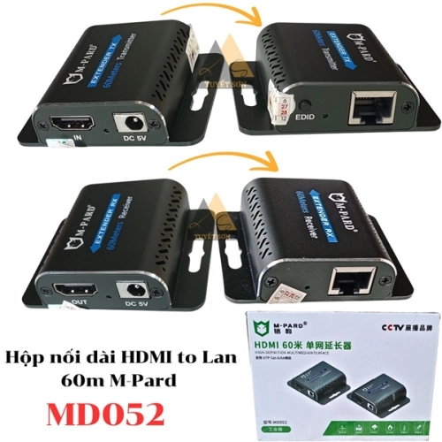 display Hộp nối dài HDMI to Lan 60m M-Pard MD052 1