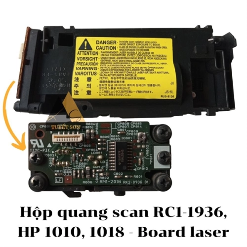 display Hộp quang scan RC1-1936, HP 1010, 1018 - Board laser 2