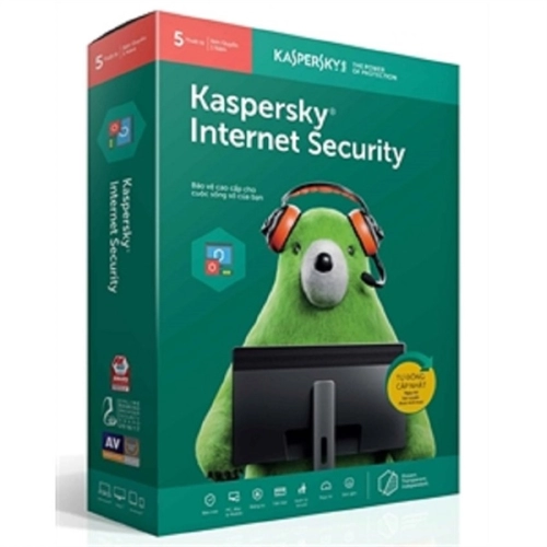 display Phần mềm diệt Virut Kaspersky Internet 5 thiết bị/ năm 1