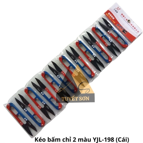 display Kéo bấm chỉ 2 màu YJL-198 2