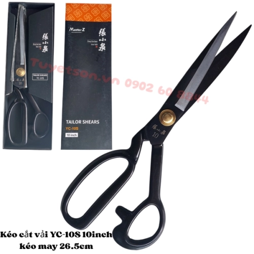display Kéo cắt vải YC-10S 10inch - kéo may 26.5cm 1